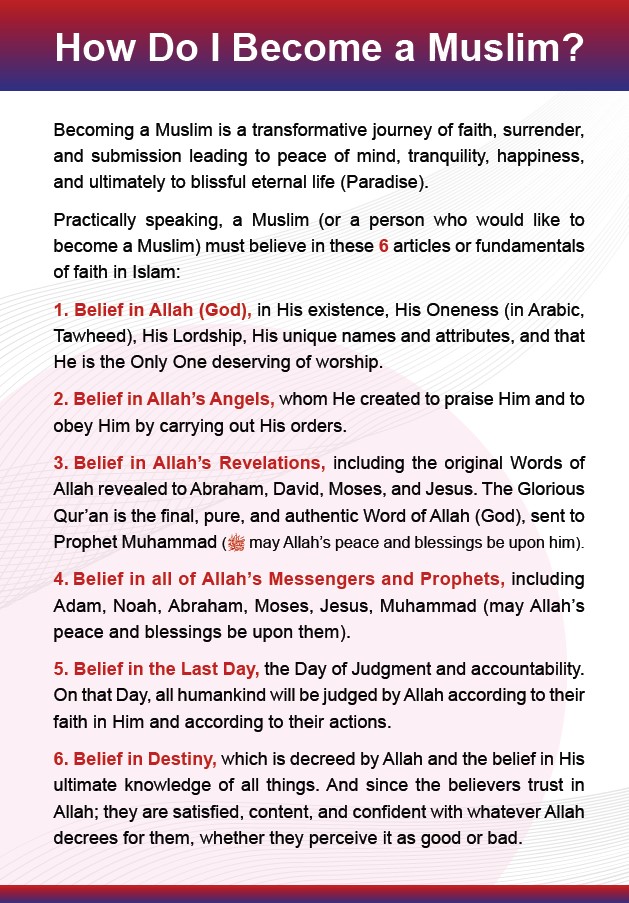 How do I become a Muslim? cover